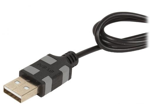 Клавиатура SVEN Standard 301 USB серая ,104 клавиши, влагоустойчивая конструкция, красная кириллица, классич. раскладка, цветная коробка