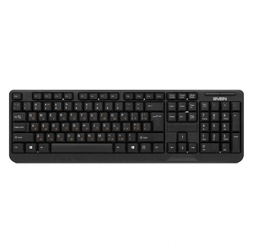 Клавиатура Sven Comfort 2200 Wireless USB черный