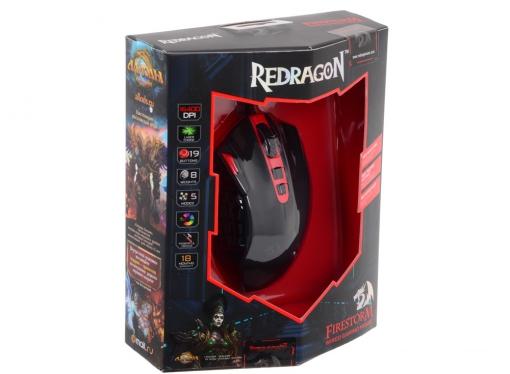 Мышь игровая REDRAGON FIRESTORM лазер,19 кнопок,50-16400 dpi
