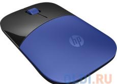 Мышь беспроводная HP Z3700 синий USB V0L81AA#ABB