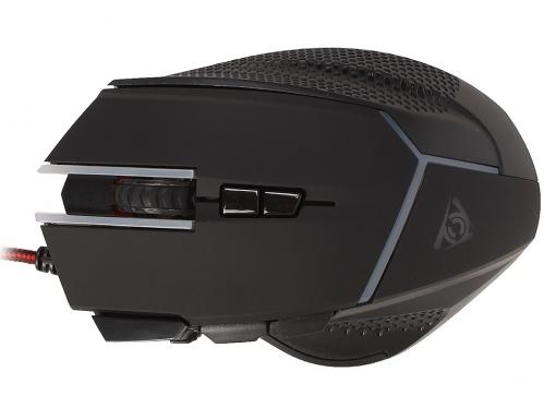 Мышь лазерная игровая QCYBER  ALIEN,10000 DPI, 9 программируемых кнопок, регулируемый вес, USB2.0, настраиваемая подсветка, П.О.