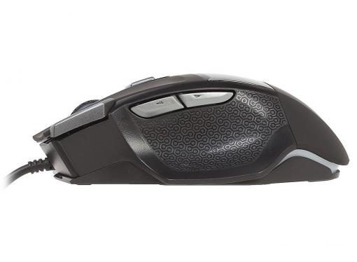 Мышь лазерная игровая QCYBER CANE (QC-02-005DV01), 3500 DPI, 7 программируемых кнопок, USB2.0, подсветка