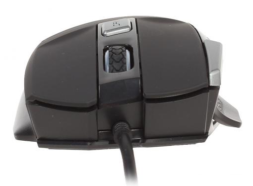 Мышь лазерная игровая QCYBER CANE (QC-02-005DV01), 3500 DPI, 7 программируемых кнопок, USB2.0, подсветка