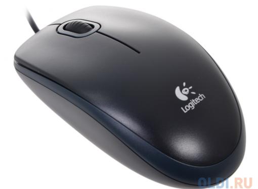 Мышь (910-003357) Logitech Optical B100 USB Black OEM