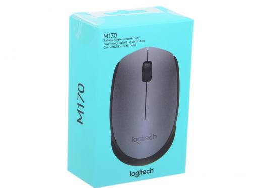 Мышь (910-004642) Logitech Wireless Mouse M170, Grey