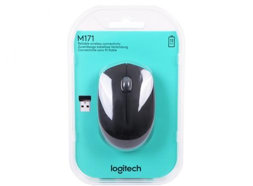 Мышь (910-004424) Logitech Wireless Mouse M171, Black