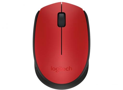 Мышь (910-004641) Logitech Wireless Mouse M171, Red