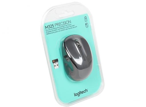 Мышь (910-002142) Logitech Wireless Mouse M325  Dark Silver
