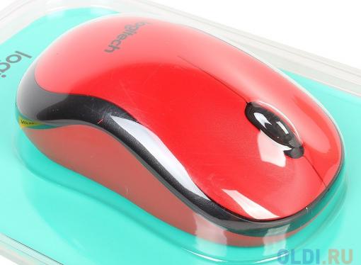 Мышь (910-004880) Logitech Wireless Mouse M220 SILENT Red