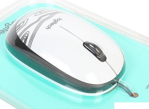 Мышь (910-002944) Logitech Mouse M105 White