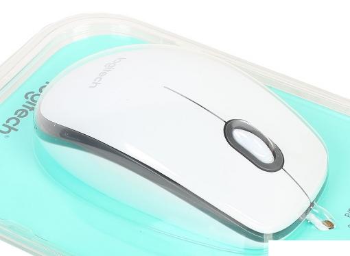 Мышь (910-005004) Logitech Mouse M100 White USB NEW