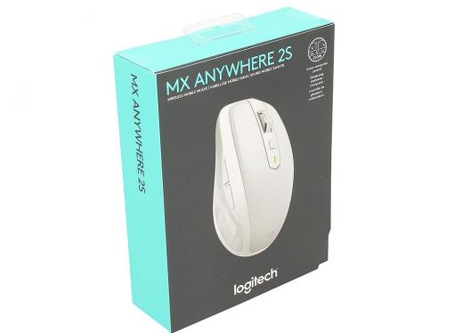 Мышь (910-005155)  Logitech MX Anywhere 2S Wireless Mouse LIGHT GREY