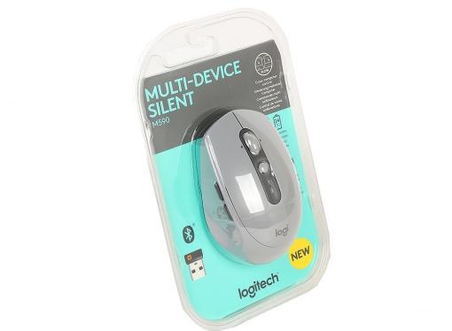 Мышь (910-005198) Logitech Wireless Mouse M590 Multi-Device SILENT Grey