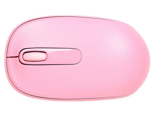 (U7Z-00024) Мышь Microsoft Mobile Mouse 1850 розовый, беспроводная (1000dpi) USB2.0 для ноутбука