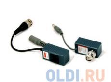Адаптер Orient NT-621 приёмник+передатчик для передачи по витой паре (RJ-45) видео(BNC)+ питание, ret