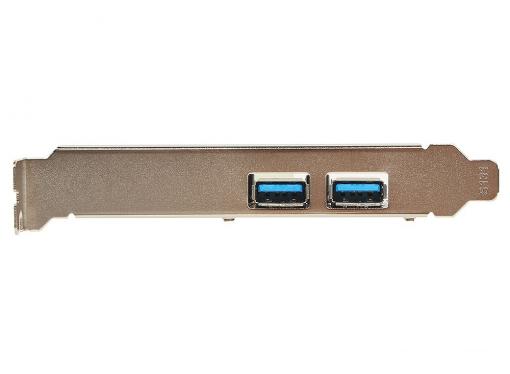Контроллер Orient NC-3U2PE (PCI-E, 2 Port USB 3.0, доп разъём питания, NEC UPD720200) Ret