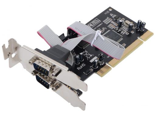Контроллер Orient  XWT-PS050LP, PCI - 2xCOM, MCS9865, Low profile, оем