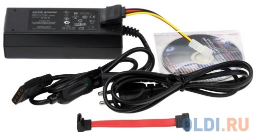 Контроллер USB 2.0 - IDE/SATA Orient UHD-103N black кабель-переходник для чтения/записи 2.5/3.5 HDD, БП, ret