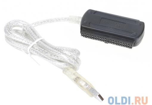 Контроллер USB 2.0 - IDE/SATA Orient UHD-103N black кабель-переходник для чтения/записи 2.5/3.5 HDD, БП, ret