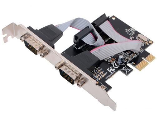 Контроллер Orient  XWT-PE2S, PCI-E - 2xCOM, OXPCIe 952, oem