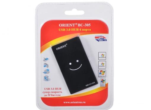 Концентратор USB 3.0 Orient BC-305 (4 Port)