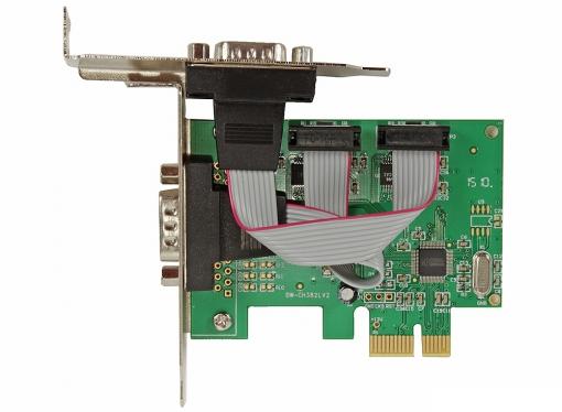 Контроллер Orient XWT-PE2SLP (PCI-E to COM 2-port (WCH CH382) Low Profile) OEM