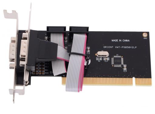 Контроллер ORIENT XWT-PS050V2LP, PCI to COM 2-port Low Profile (WCH CH351) oem
