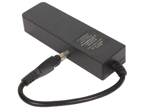 Концентратор USB 3.0 ORIENT JK-340, USB 3.0 HUB 3 Ports + Gigabit Ethernet Adapter, RJ45 10/100/1000 Мбит/с, черный