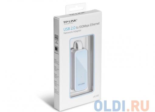Сетевой адаптер TP-LINK UE200 Сетевой адаптер USB 2.0/Fast Ethernet