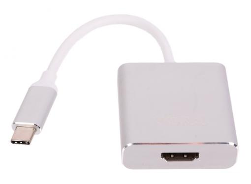 Кабель-адаптер USB 3.1 Type-Cm - HDMI A(f) 3840x2160@60Hz, 10Gbps , 0,15m VCOM (CU423M)