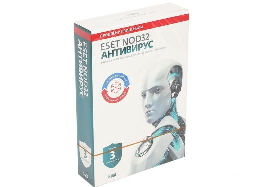 Коробка продления ESET NOD32 Антивирус - продление 20 месяцев или новая 1 год/3ПК (12мес) (NOD32-ENA-2012RN(BOX)-1-1)