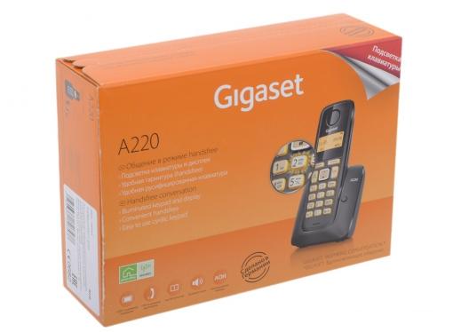 Телефон Gigaset А220 Black (DECT)