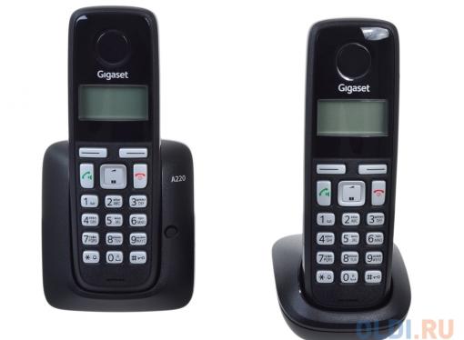 Телефон Gigaset А220 Duo Black (DECT, две трубки)
