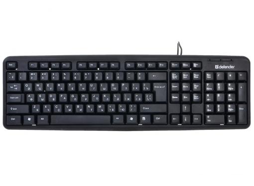 Клавиатура Defender Element HB-520 PS/2 B(Черный)