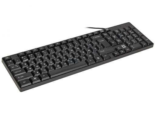 Проводная клавиатура DEFENDER Accent SB-720 RU,черный,компактная DEFENDER