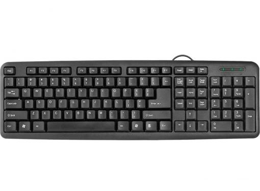 Клавиатура DEFENDER HB-420 RU USB черный 45420