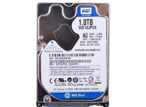 Жесткий диск Western Digital WD Scorpio Blue Mobile WD10JPVX 1TB (SATA III/2.5