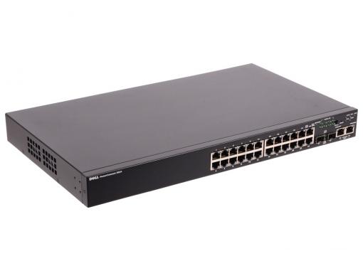 Коммутатор Dell PowerConnect 3524 управляемый 24 порта 10/100Mbps 2хSFP 210-19768-1