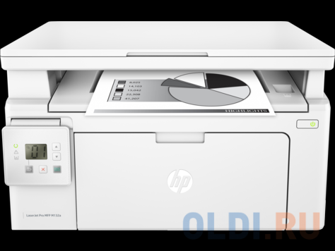 МФУ HP LaserJet Pro M132a RU (G3Q61A) принтер/ сканер/ копир, A4, 22 стр/мин, 128Мб, USB