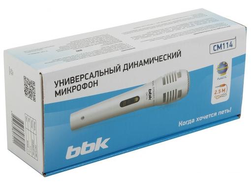 Микрофон BBK CM114 белый