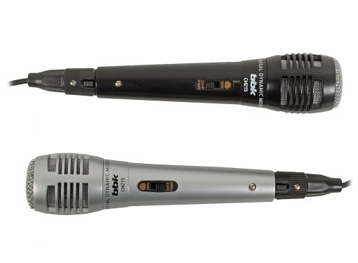 Микрофон BBK CM215 черный/серебро