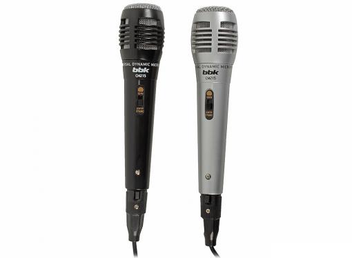 Микрофон BBK CM215 черный/серебро