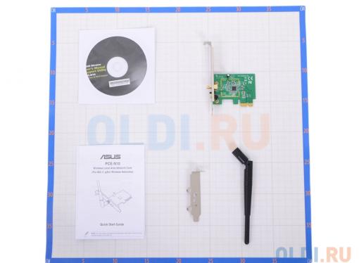 Беспроводной Wi-Fi адаптер ASUS PCE-N10 802.11bgn, 150Mbps, 2.4GHz, PCI-E