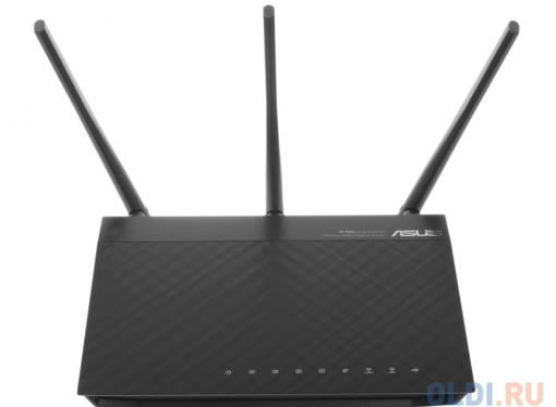Маршрутизатор ASUS RT-N66U 802.11n Двухдиапазонный 2.4/5 ГГц (до 900Мбит/с) Гигабитный WiFi роутер, 2xUSB2.0,  поддержка 3G/4G модемов