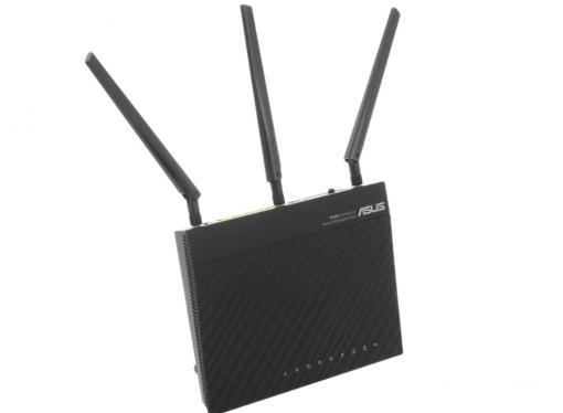 Маршрутизатор ASUS RT-N66U 802.11n Двухдиапазонный 2.4/5 ГГц (до 900Мбит/с) Гигабитный WiFi роутер, 2xUSB2.0,  поддержка 3G/4G модемов