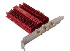 Беспроводной Wi-Fi адаптер ASUS PCE-AC68 802.11acbgn, 600/1300Mbps, 2.4/5GHz, PCI-E