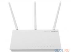 Маршрутизатор ASUS RT-N66W Гигабитный Двухдиапазонный WIFI роутер 2.4/5ГГц, режим повторителя, 2хUSB2.0, MDI-X, белый