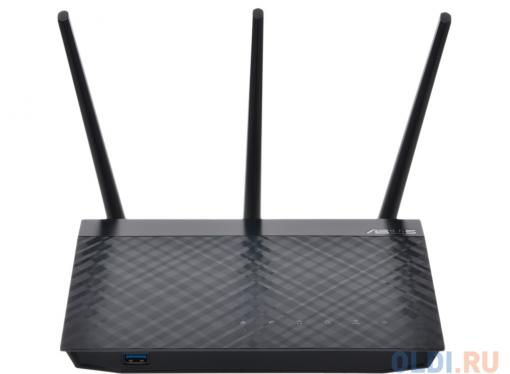 Маршрутизатор ASUS RT-N18U TurboQAM(SuperSpeed 600N) Гигабитный WiFi роутер 2.4GHz 600Mbps, 1хUSB3.0, 1хUSB2.0, 3G/4G, 128MB flash and 256MB RAM