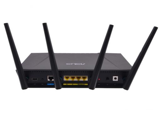 Маршрутизатор ASUS RT-AC87U Двухдиапазонный маршрутизатор стандарта Wi-Fi 802.11ac (до 2334 Мбит / с) с портами Gigabit Ethernet