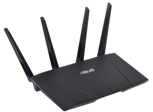 Маршрутизатор ASUS RT-AC87U Двухдиапазонный маршрутизатор стандарта Wi-Fi 802.11ac (до 2334 Мбит / с) с портами Gigabit Ethernet